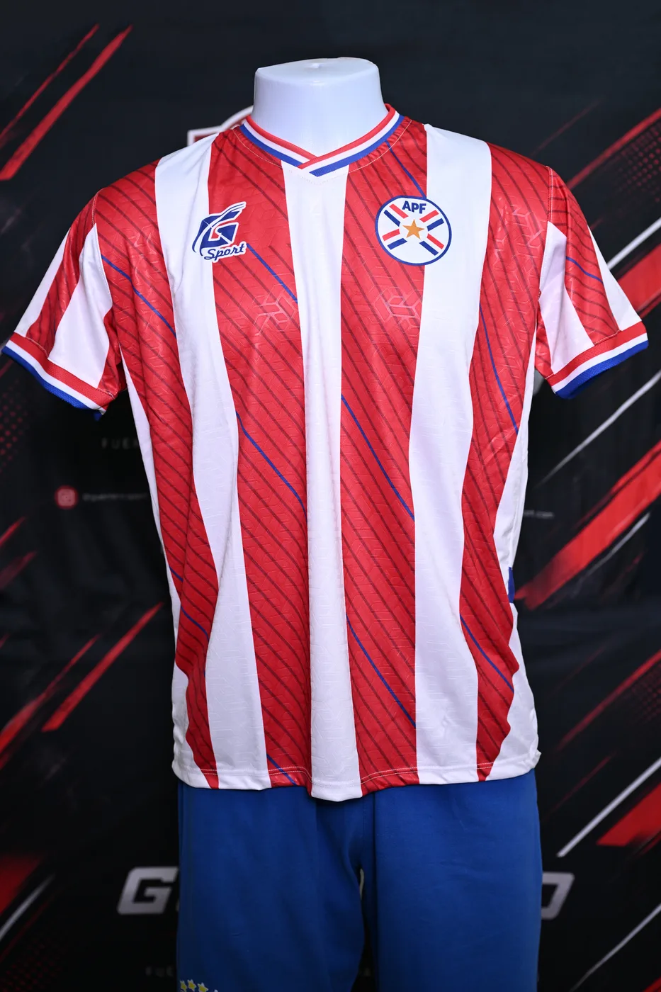 Conjunto Paraguay azul — Kit completo