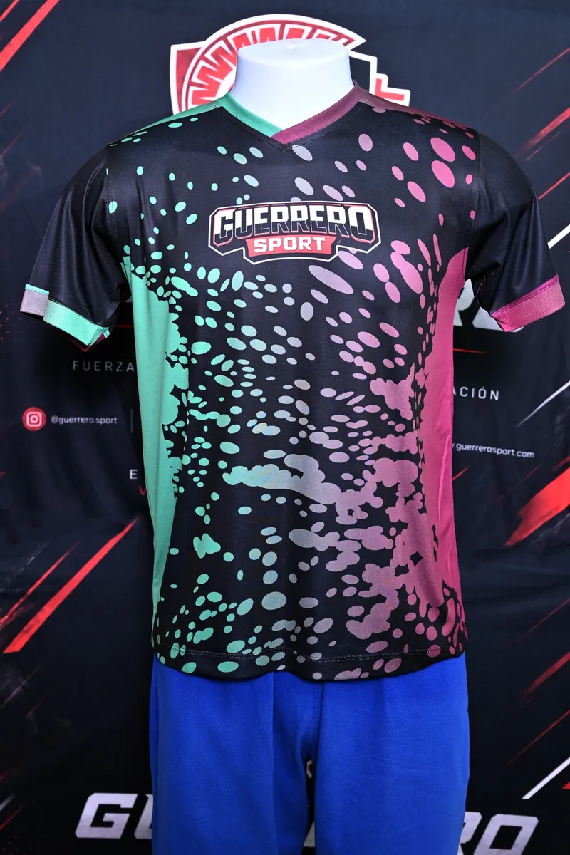 Sublimado verde-negro — Diseño deportivo